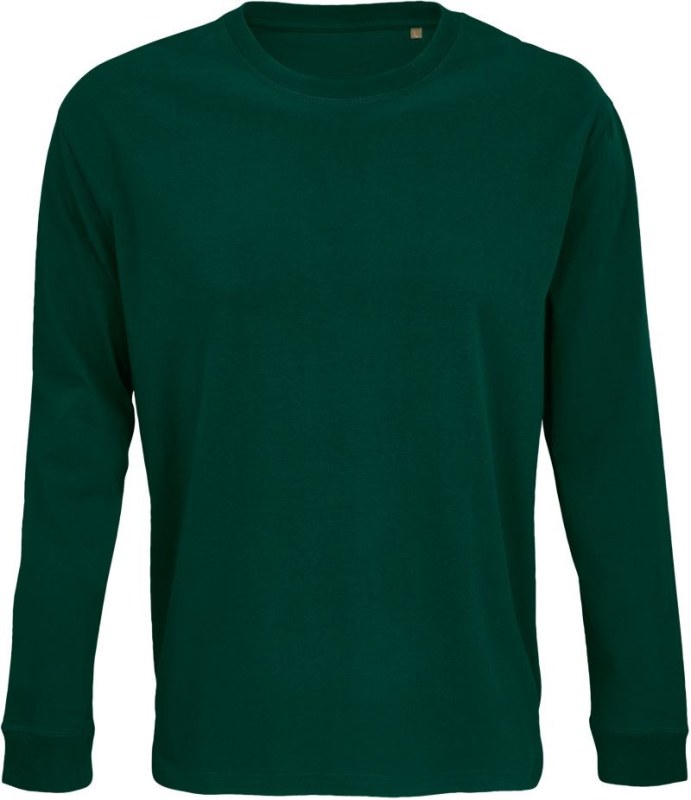 SOL´S Pioneer LSL Tričko s dlouhým rukávem z bio bavlny 25.3982 green empire