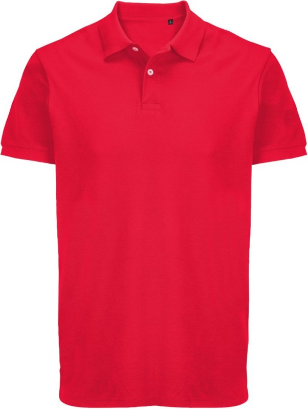SOL´S Pacific Unisex piqué polo z těžké bavlny 25.4439 red
