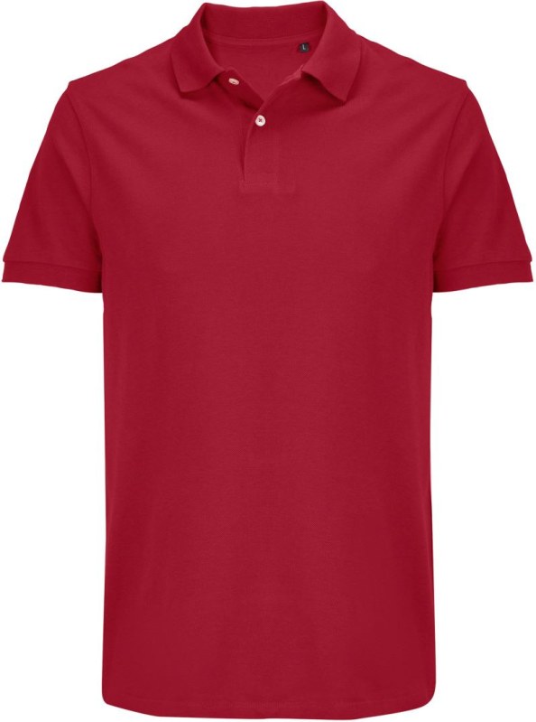 SOL´S Pacific Unisex piqué polo z těžké bavlny 25.4439 folk red