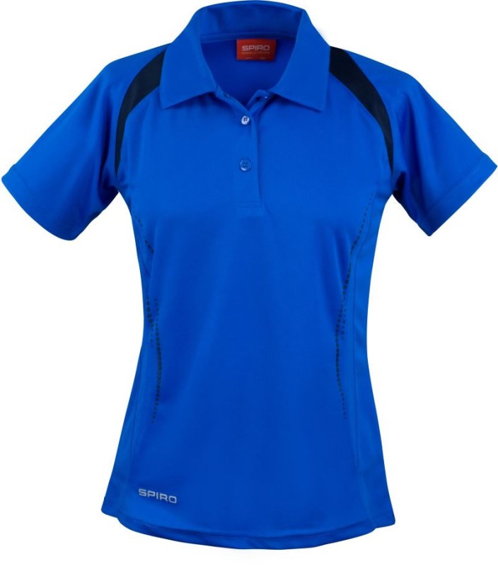 Spiro S 177F Dámské týmové piqué polo 29.177F royal/navy - Dámské oblečení trika