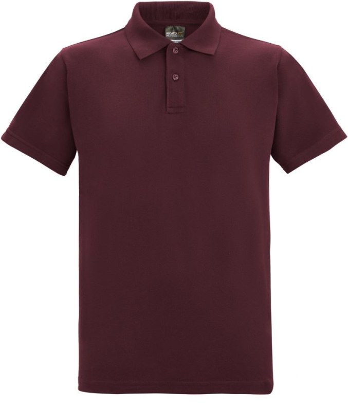 Regatta TRS 101 Unisex piqué polo z těžké bavlny 36.S101 burgundy