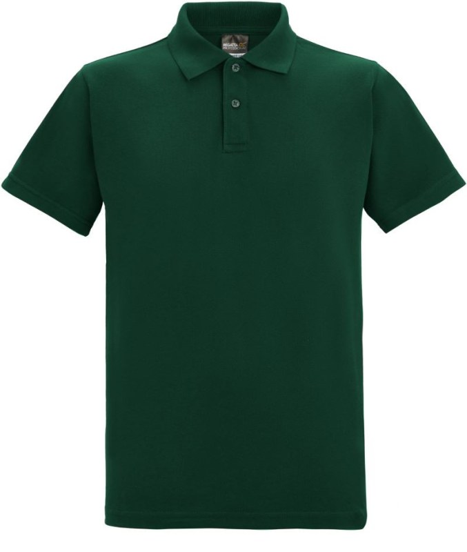 Regatta TRS 101 Unisex piqué polo z těžké bavlny 36.S101 bottle green