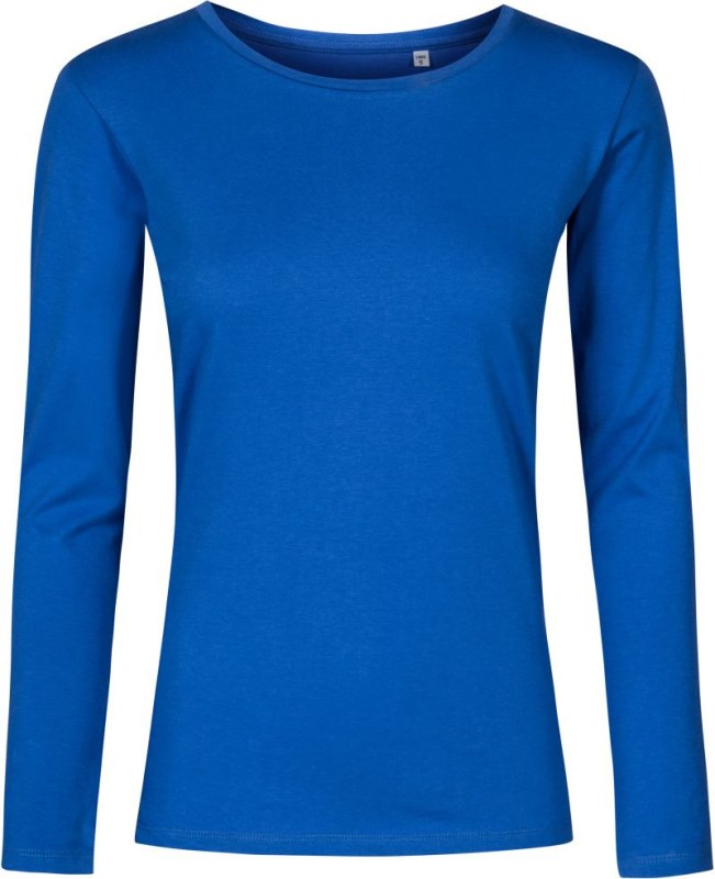 Promodoro 1565 Dámské tričko s dlouhým rukávem - X.O 40.1565 azure blue