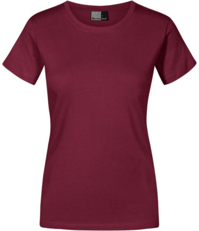Promodoro 3005 Dámské tričko "Premium" 40.3005 burgundy