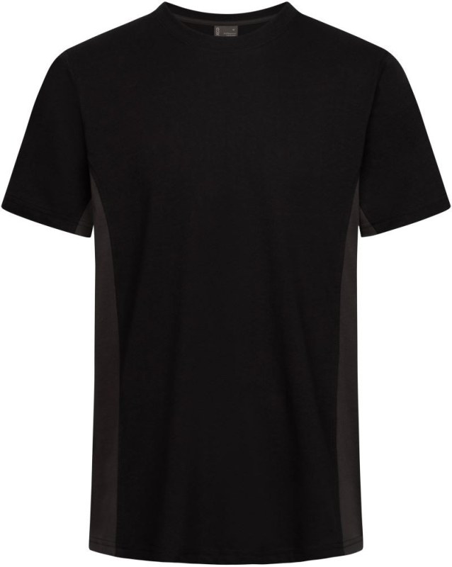 Promodoro 3590 Unisex kontrastní pracovní tričko - EXCD 40.3590 black/charcoal
