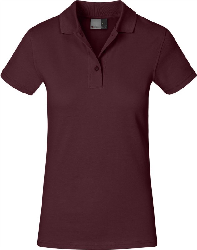 Promodoro 4005 Dámské piqué polo "Superior" 40.4005 burgundy