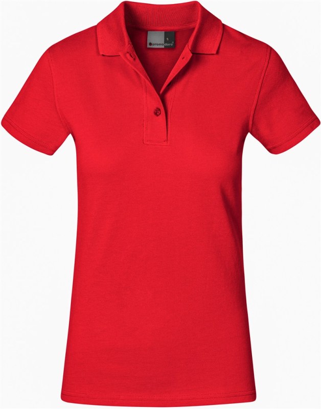 Promodoro 4005 Dámské piqué polo "Superior" 40.4005 fire red
