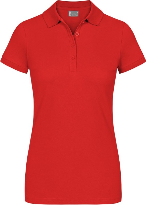 Promodoro 4405 Dámské pracovní piqué polo - EXCD 40.4405 fire red