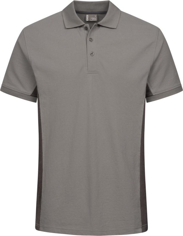 Promodoro 4590 Unisex kontrastní pracovní polo - EXCD 40.4590 new light grey/charcoal