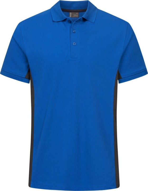 Promodoro 4590 Unisex kontrastní pracovní polo - EXCD 40.4590 royal/charcoal