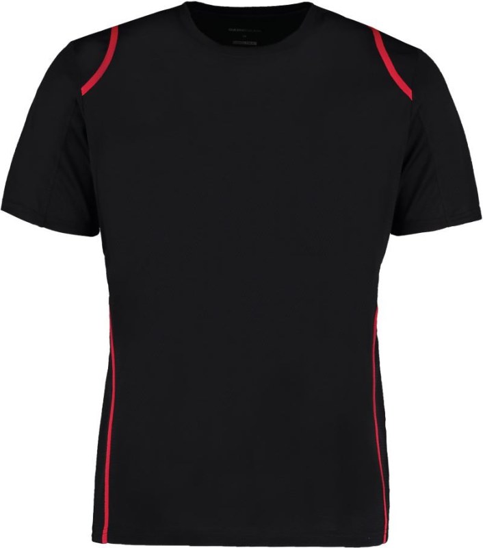 Kustom Kit KK 991 Kontrastní tričko Cooltex® 43.0991 black/red