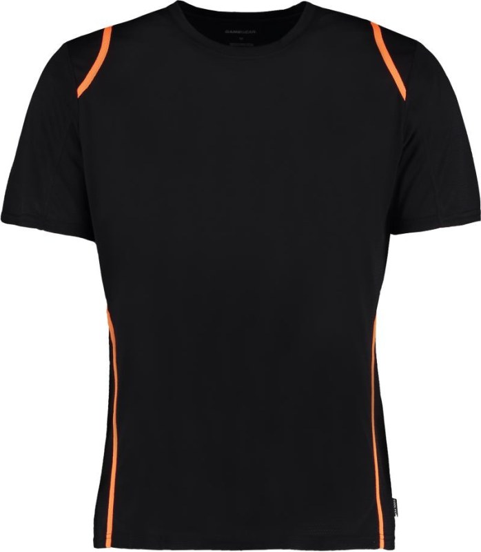 Kustom Kit KK 991 Kontrastní tričko Cooltex® 43.0991 black/fluorescent orange