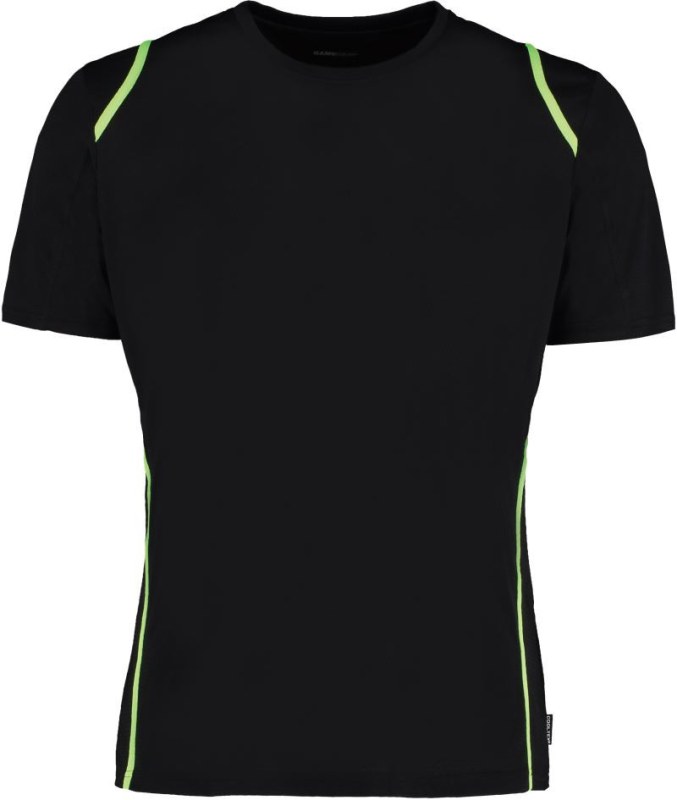 Kustom Kit KK 991 Kontrastní tričko Cooltex® 43.0991 black/fluorescent lime