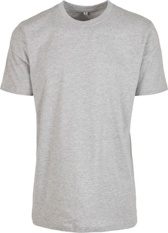 Build your Brand BY 004 Tričko z těžké bavlny 56.0004 heather grey