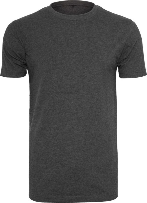 Build your Brand BY 004 Tričko z&nbsp;těžké bavlny 56.0004 charcoal - Dámské oblečení trika