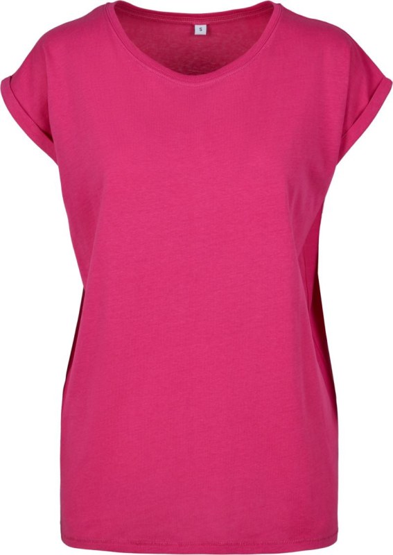 Build your Brand BY 021 Dámské tričko 56.0021 hibiscus pink