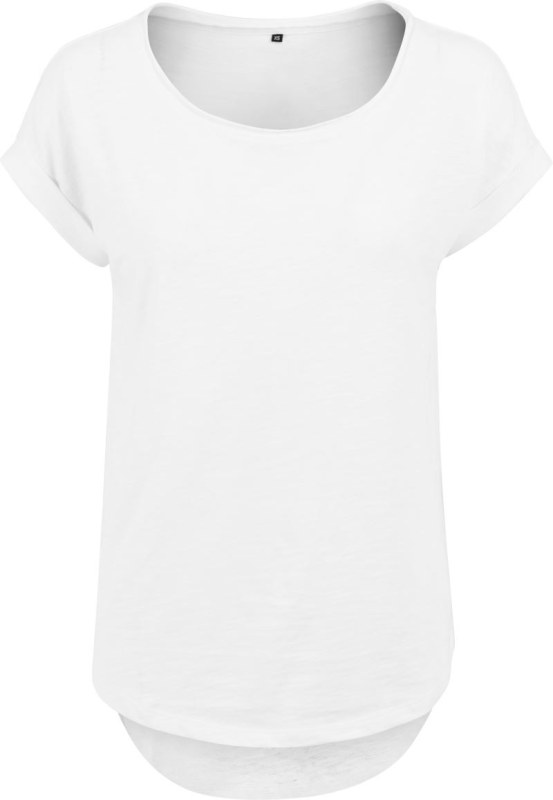 Build your Brand BY 036 Dámské slubové tričko 56.0036 white - Dámské oblečení trika