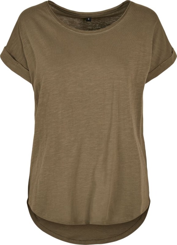 Build your Brand BY 036 Dámské slubové tričko 56.0036 olive