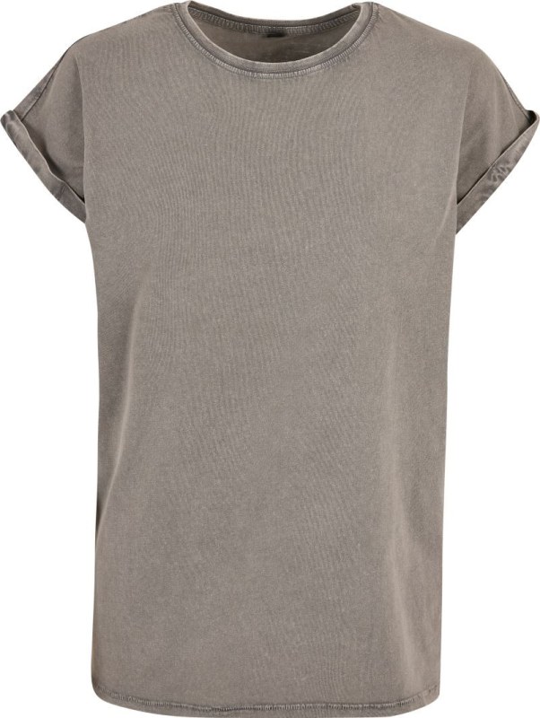 Build your Brand BY 053 Dámské tričko "Acid Wash" 56.0053 asphalt