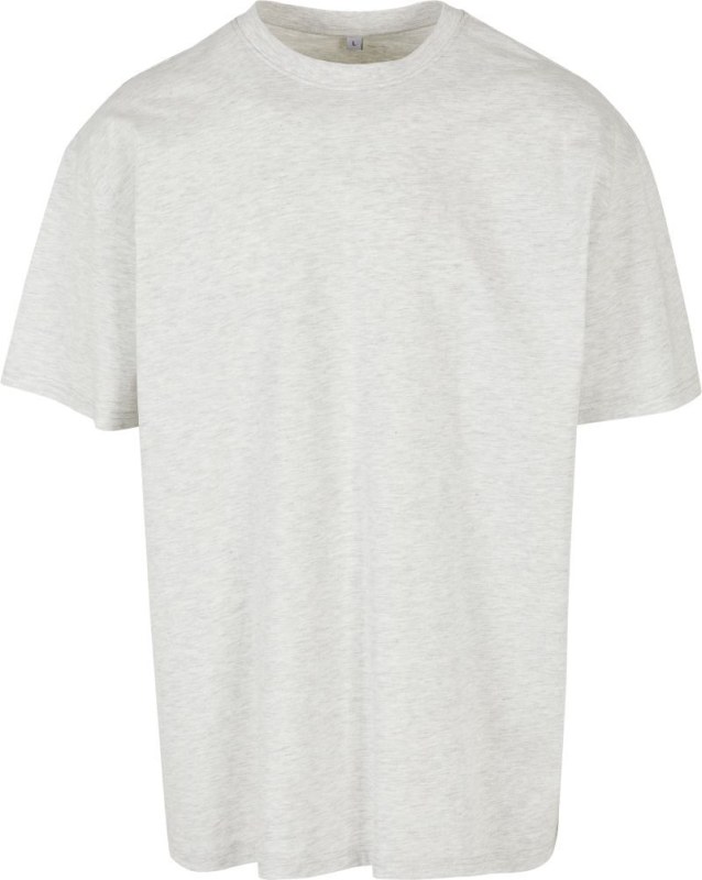Build your Brand BY 102 Oversize tričko z&nbsp;těžké bavlny 56.0102 light grey - Dámské oblečení trika