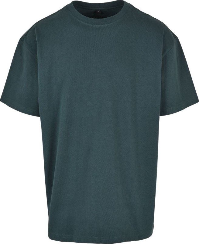 Build your Brand BY 102 Oversize tričko z těžké bavlny 56.0102 bottle green