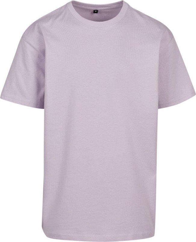Build your Brand BY 102 Oversize tričko z těžké bavlny 56.0102 lilac
