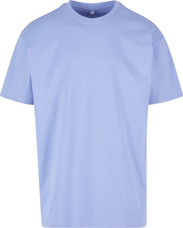 Build your Brand BY 102 Oversize tričko z těžké bavlny 56.0102 viola blue