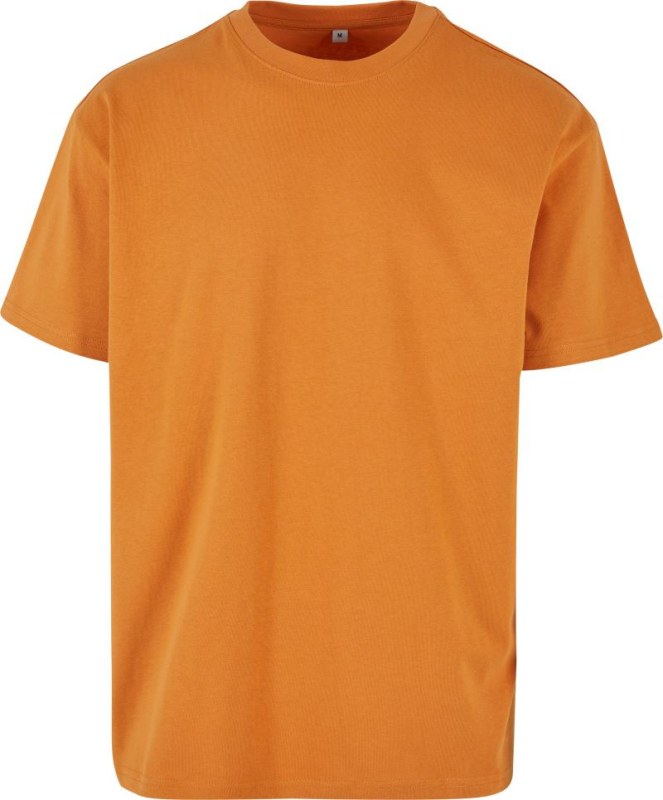 Build your Brand BY 102 Oversize tričko z těžké bavlny 56.0102 forgotten orange