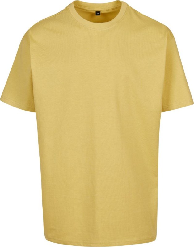 Build your Brand BY 102 Oversize tričko z&nbsp;těžké bavlny 56.0102 pale moss - Dámské oblečení trika