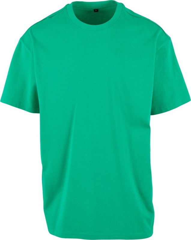 Build your Brand BY 102 Oversize tričko z těžké bavlny 56.0102 grass green