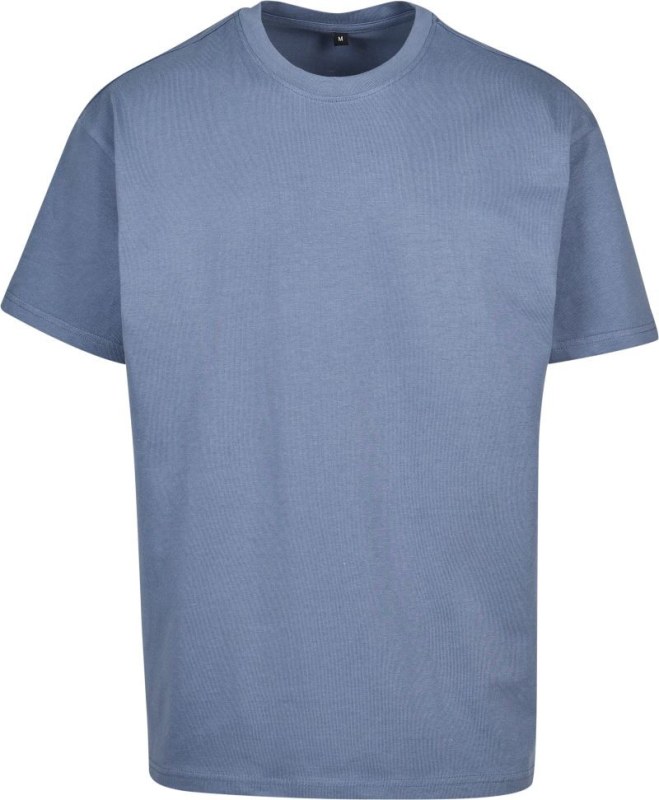 Build your Brand BY 102 Oversize tričko z těžké bavlny 56.0102 vintage blue