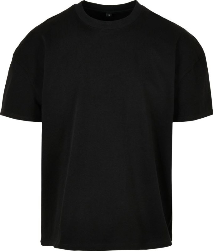 Build your Brand BY 163 Oversize tričko z tězké bavlny 56.0163 black