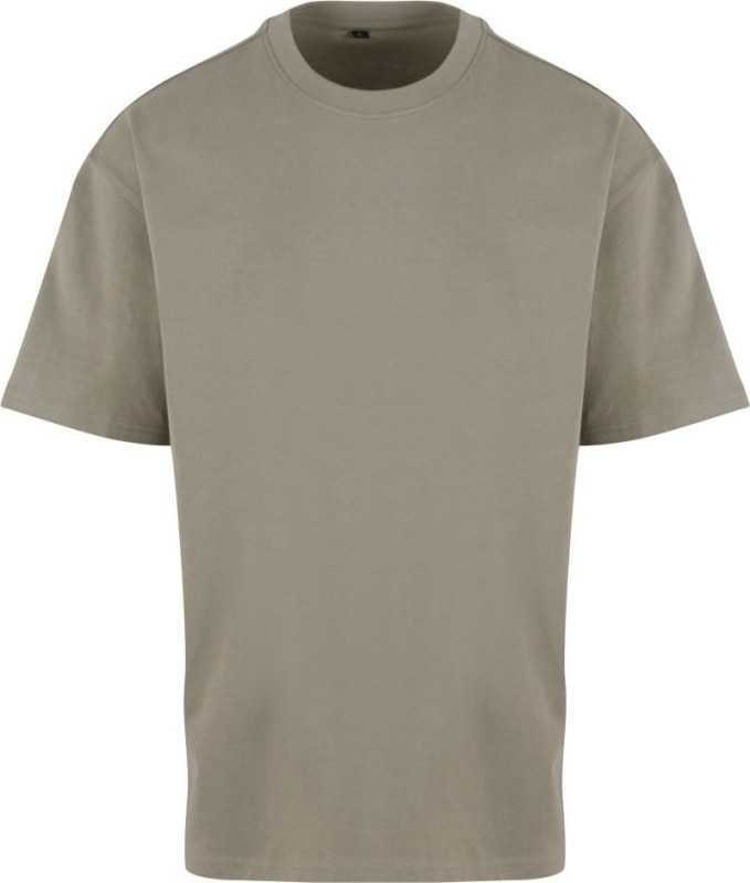 New Morning Studios NM 003 Unisex oversize tričko z&nbsp;těžké bavlny 57.0003 pale olive - Dámské oblečení trika