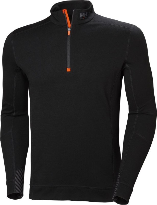Helly Hansen Lifa 75107 Funkční tričko 1/4 zip "LIFA Merino" 59.5107 black - Dámské oblečení trika