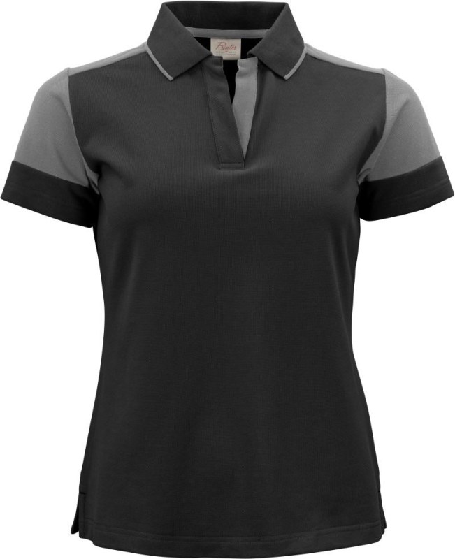 Printer Prime Polo Women Dámské piqué polo z těžké bavlny 61.5025 black/anthracite