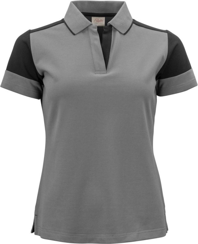 Printer Prime Polo Women Dámské piqué polo z těžké bavlny 61.5025 anthracite/black