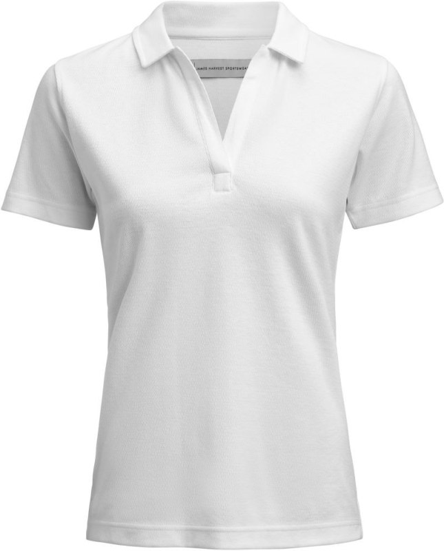 James Harvest Scarsdale Polo Women Dámské piqué polo z těžké bavlny 62.2504 white