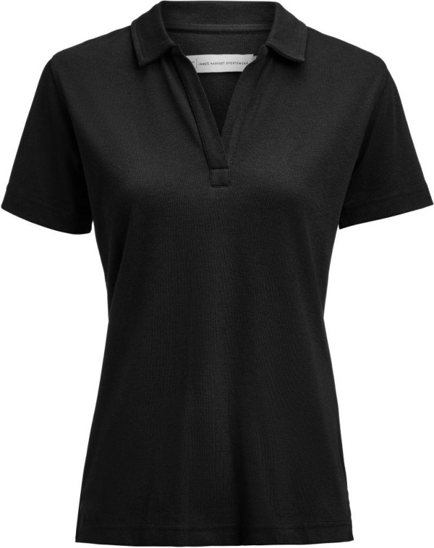 James Harvest Scarsdale Polo Women Dámské piqué polo z těžké bavlny 62.2504 black