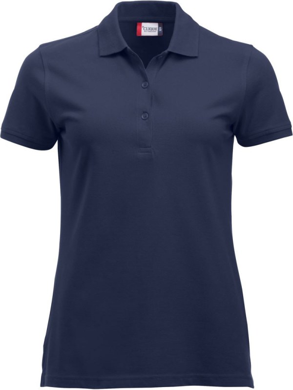 Clique Classic Marion S/S Dámské piqué polo z těžké bavlny 67.8246 dark navy