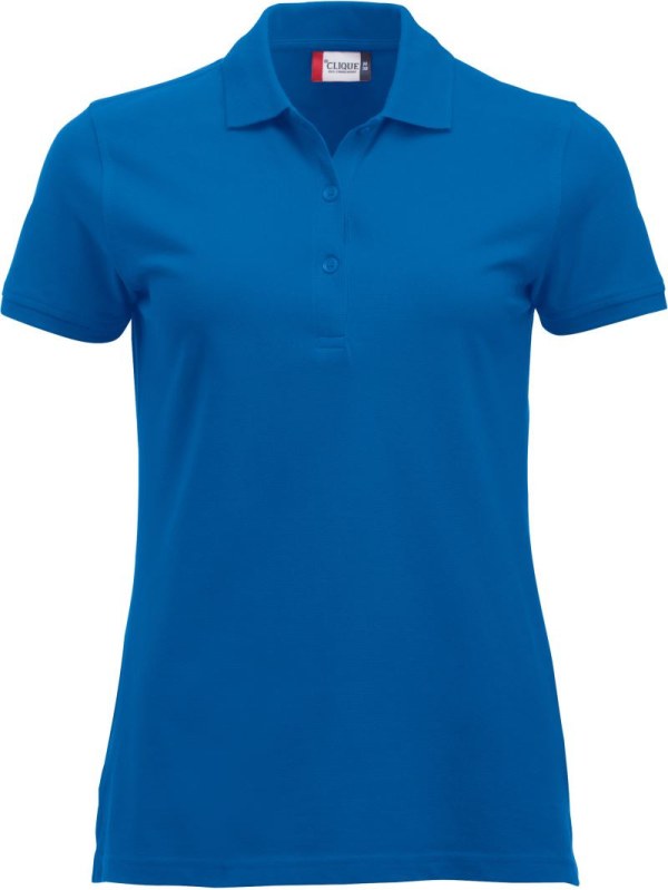 Clique Classic Marion S/S Dámské piqué polo z těžké bavlny 67.8246 royal blue
