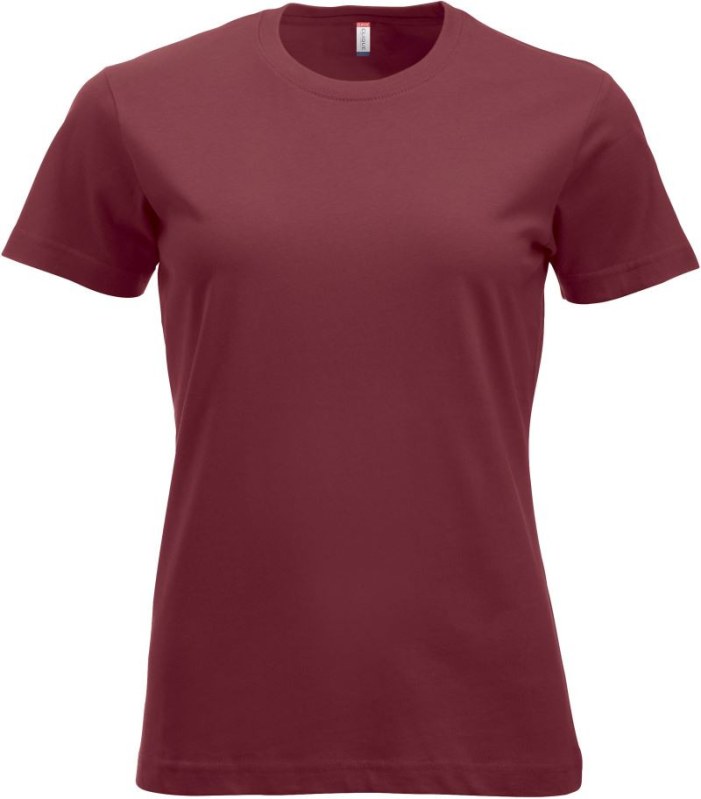 Clique New Classic-T Women Dámské tričko 67.9361 burgundy