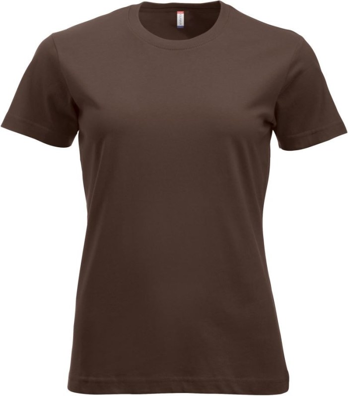 Clique New Classic-T Women Dámské tričko 67.9361 dark mocca