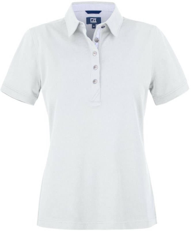 Cutter & Buck Advantage Premium Polo W Dámské piqué polo 68.4421 white - Dámské oblečení trika