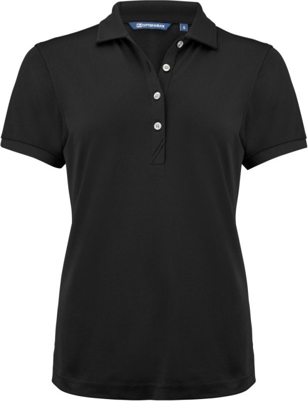 Cutter & Buck Virtue Polo Solid Women Dámské funkční polo 68.4435 black - Dámské oblečení trika