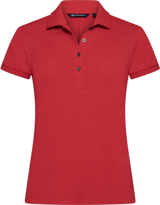 Cutter & Buck Virtue Polo Solid Women Dámské funkční polo 68.4435 red