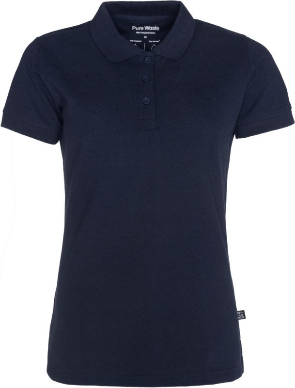 Pure Waste PQW Dámské piqué polo z těžké bavlny 74.0PQW solid navy