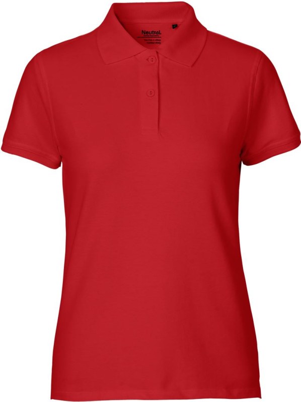 Neutral O 22980 Dámské piqué polo z bio bavlny 77.2280 red