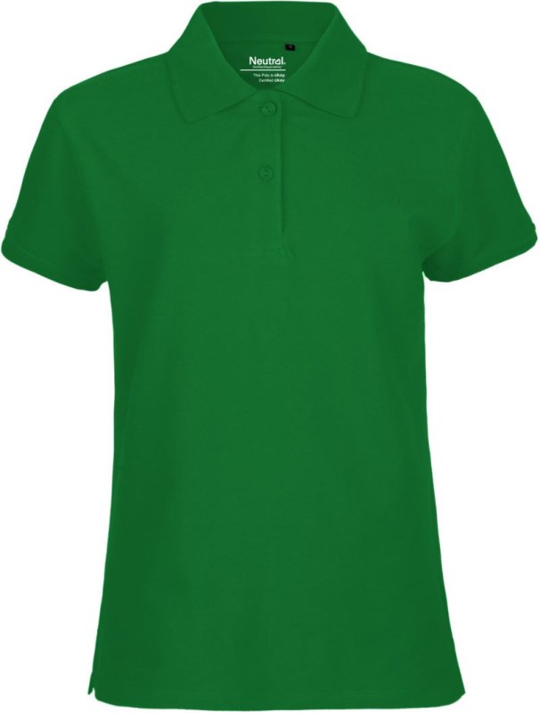 Neutral O 22980 Dámské piqué polo z bio bavlny 77.2280 green