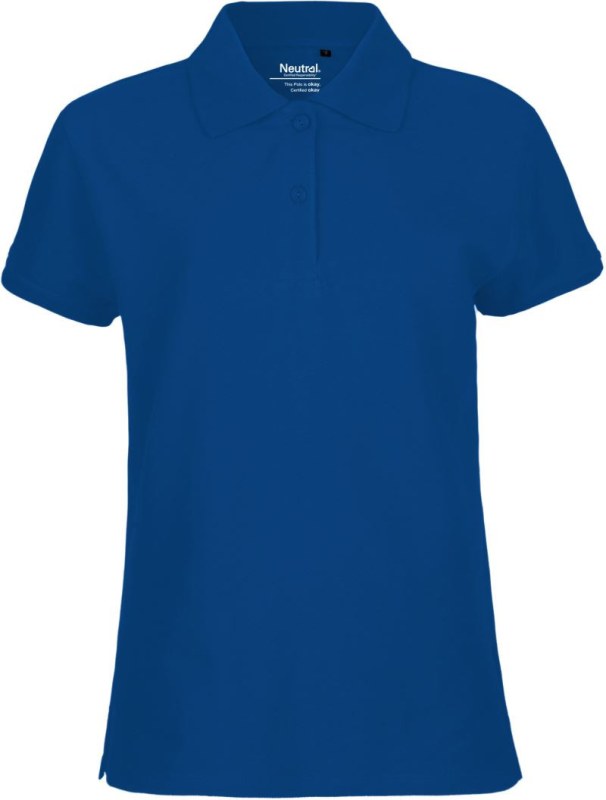 Neutral O 22980 Dámské piqué polo z bio bavlny 77.2280 royal