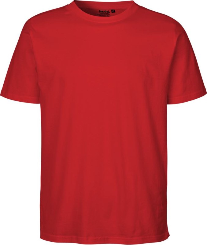 Neutral O 60002 Unisex tričko z bio bavlny 77.6002 red